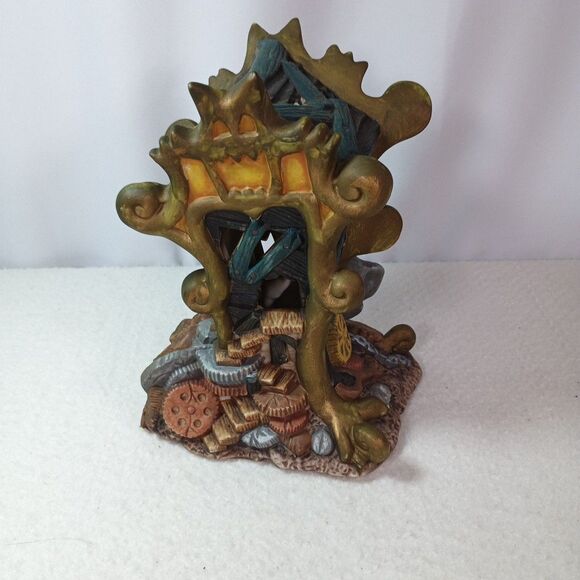 Life Pawn Shop Halloween Village Ceramic Building Spooky Town Decor - Picture 6 of 15